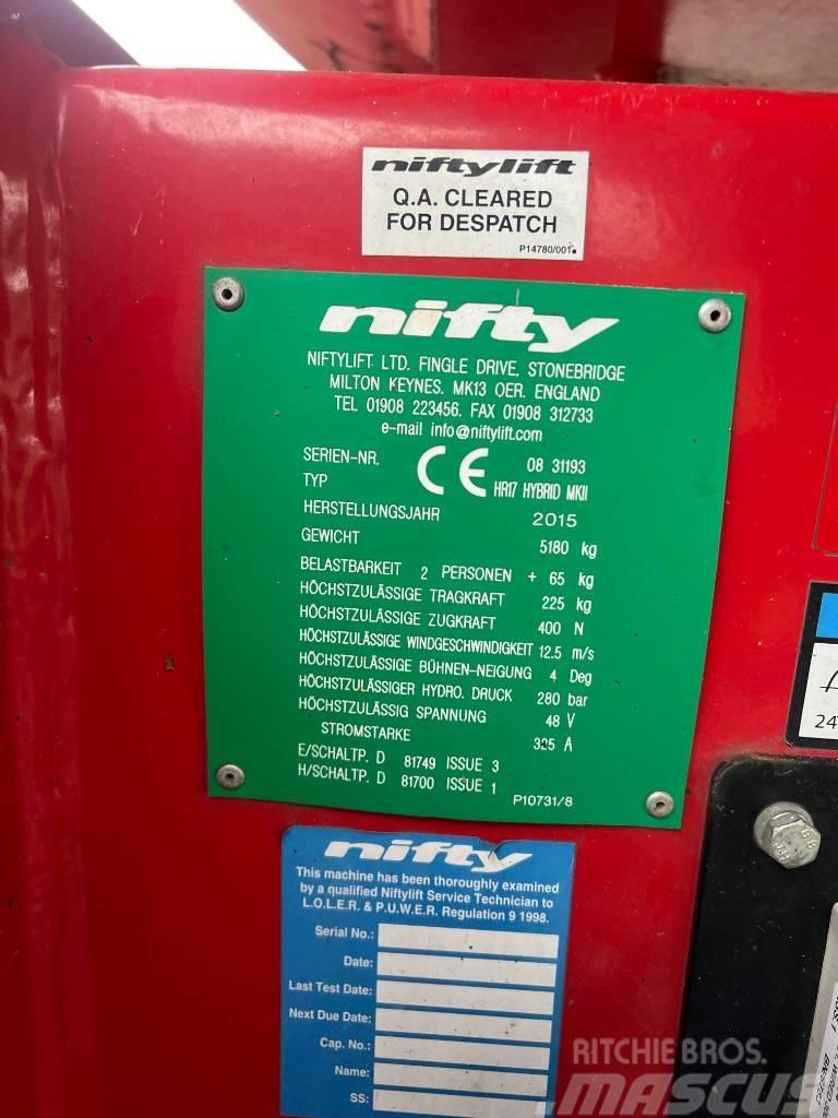 Niftylift HR 17 Podnośniki przegubowe