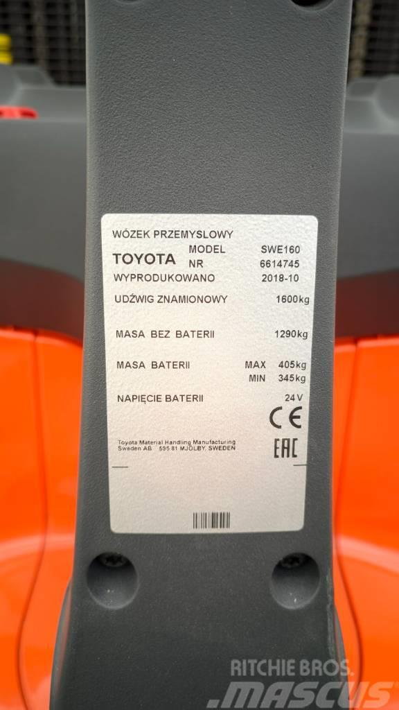 Toyota SWE160 Wózki widłowe unoszące z dyszlem