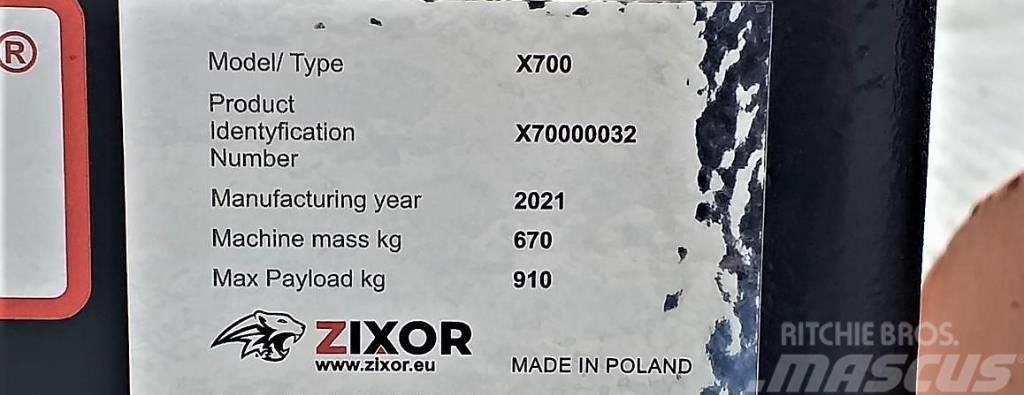  ŁYŻKA PRZESIEWAJĄCA HYDRAULICZNIE ZIXOR X700 Łyżki przesiewowe