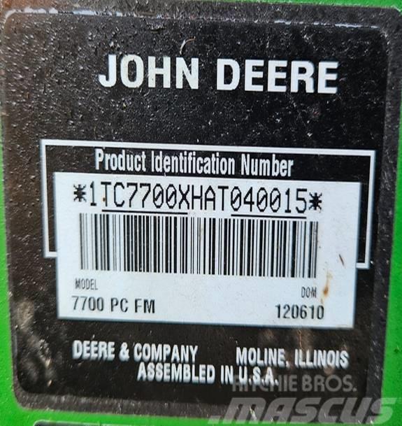 John Deere 7700 Kosiarki wrzecionowe