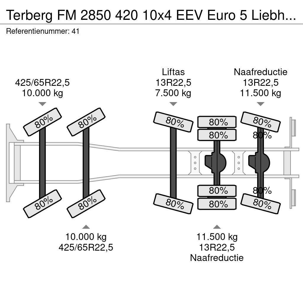 Terberg FM 2850 420 10x4 EEV Euro 5 Liebherr 15 Kub Mixer! Gruszki do betonu