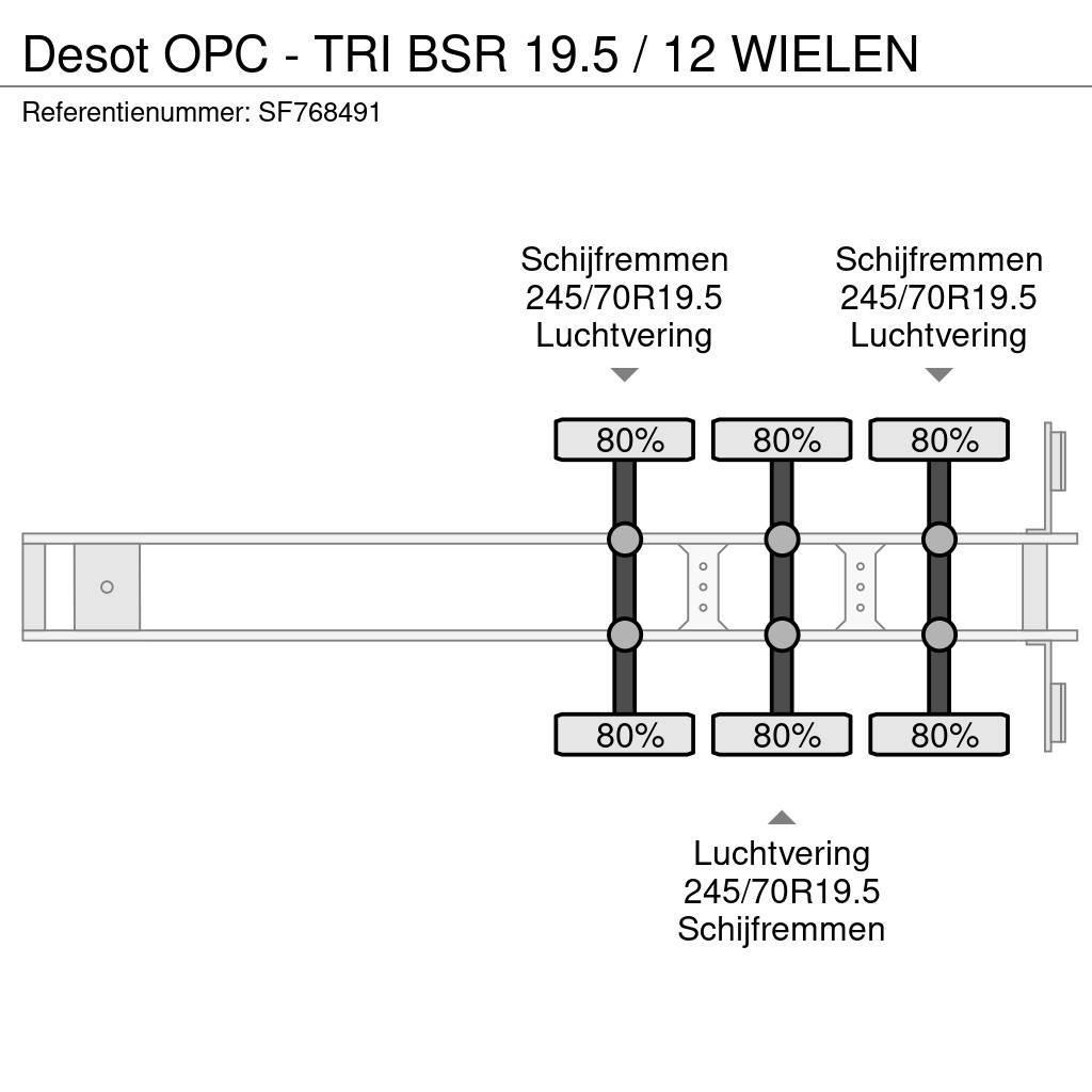 Desot OPC - TRI BSR 19.5 / 12 WIELEN Naczepy kontenery