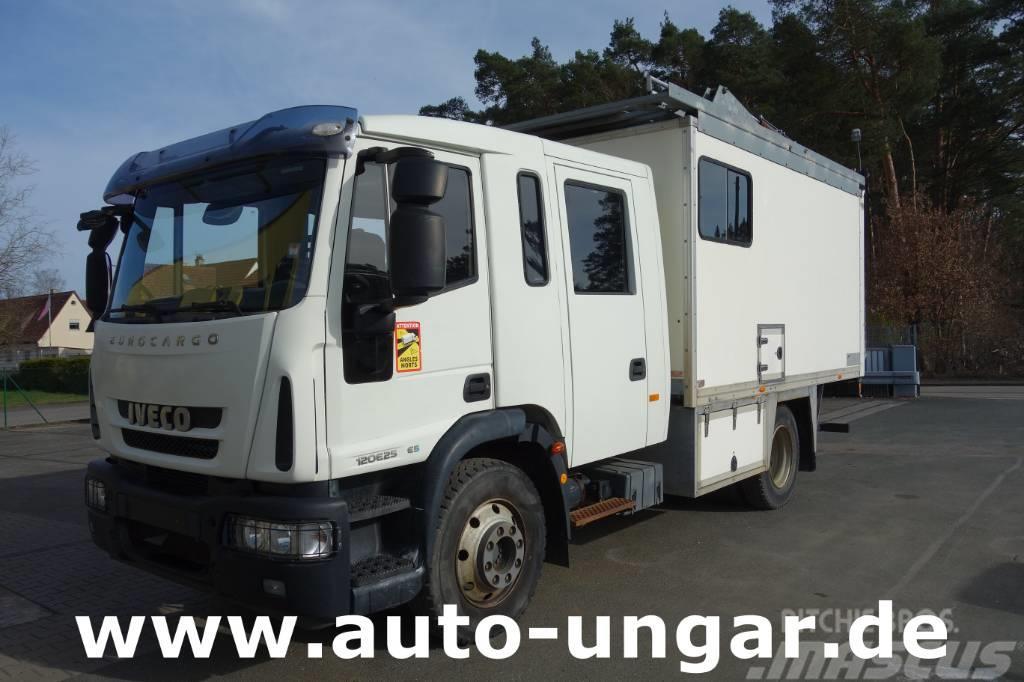 Iveco Eurocargo 120E225Doka Koffer mobile Werkstatt LBW Samochody ciężarowe ze skrzynią zamkniętą