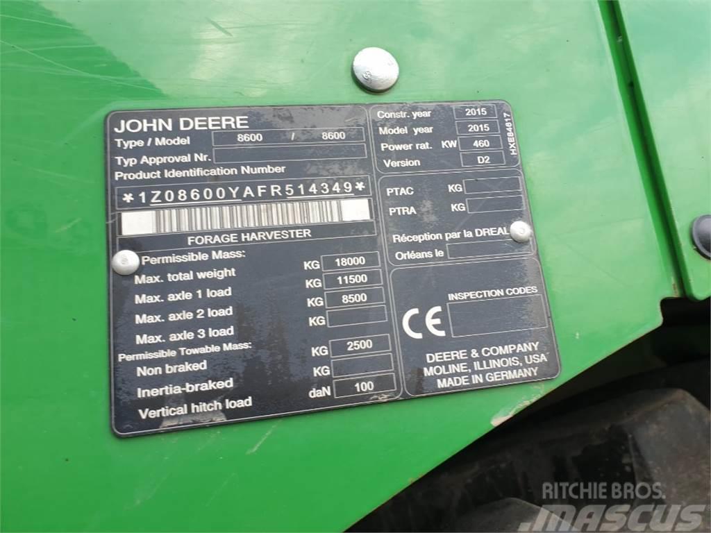 John Deere 8600 Kombajny silosowe