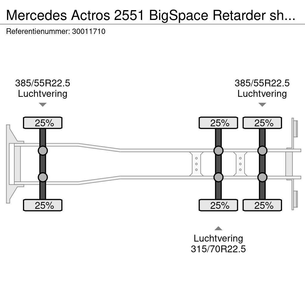 Mercedes-Benz Actros 2551 BigSpace Retarder showtruck Kontenerowce / BDF