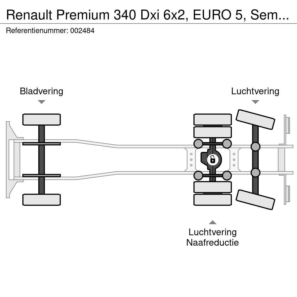 Renault Premium 340 Dxi 6x2, EURO 5, Semat Zoeller Śmieciarki