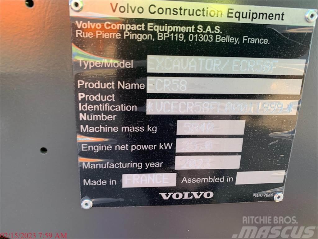 Volvo ECR58F Koparki gąsienicowe
