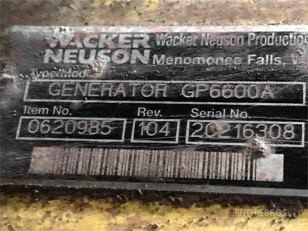 Wacker Neuson GP6600A Agregaty prądotwórcze inne