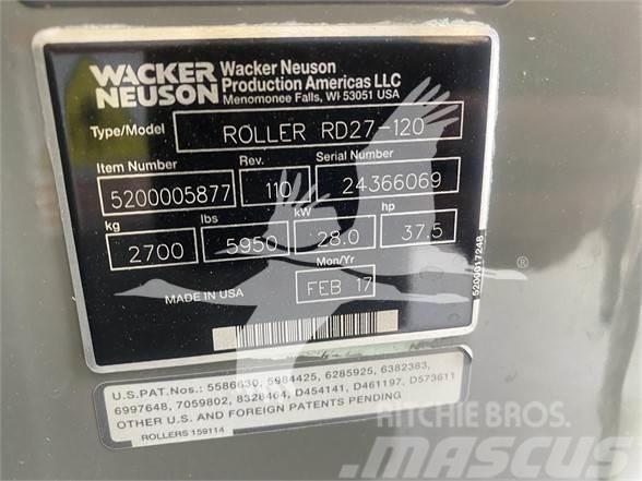 Wacker Neuson RD27-120 Walce jednobębnowe