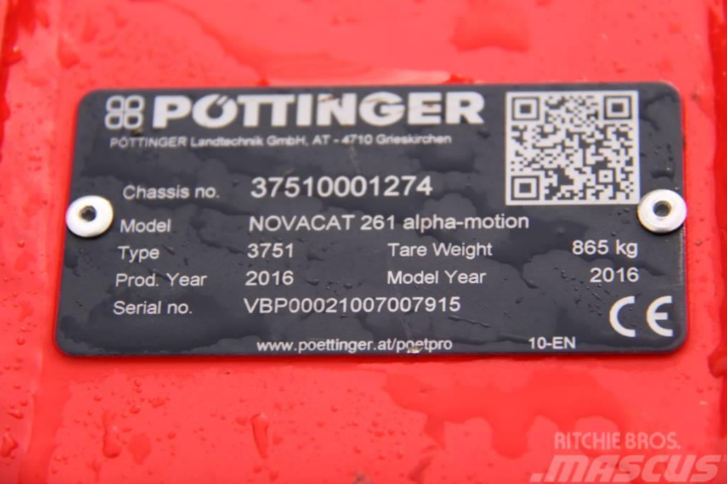 Pöttinger Novacat Alpha-Motion 261 Kosiarki ciągnikowe i ciągnione