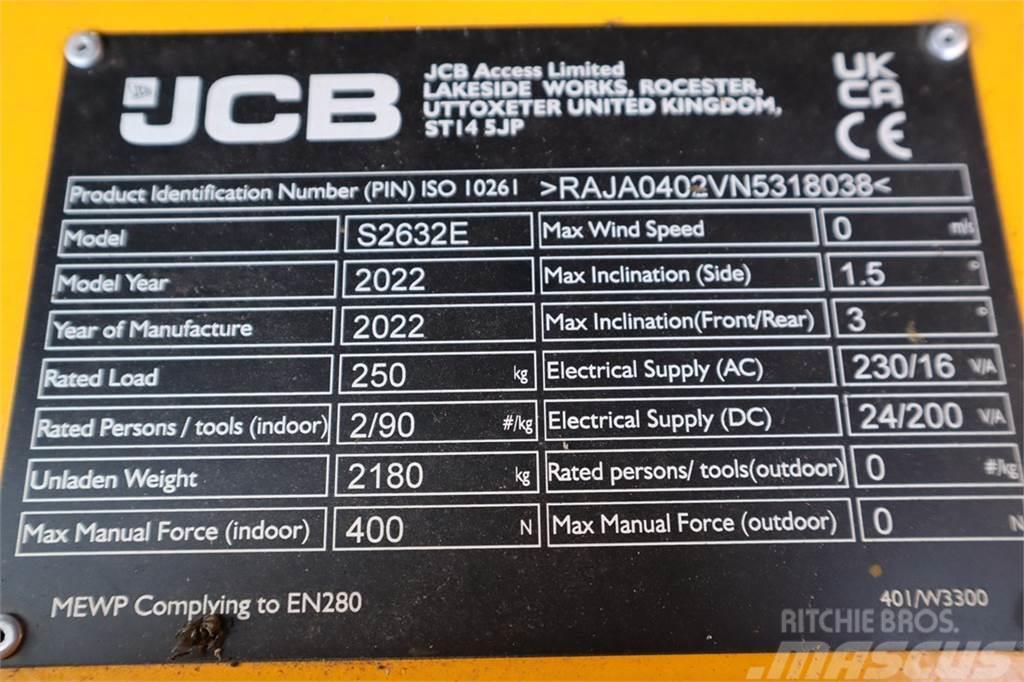 JCB S2632E Valid inspection, *Guarantee! New And Avail Podnośniki nożycowe