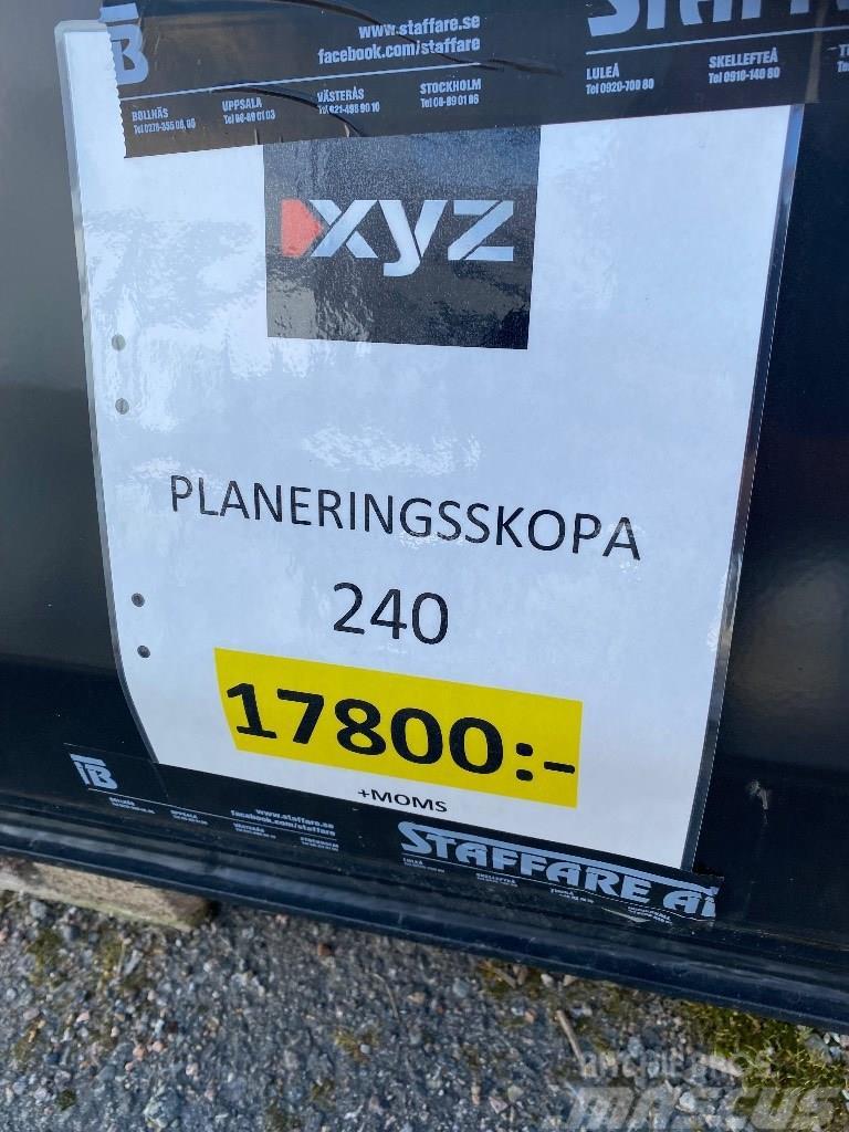 XYZ Planeringsskopa 240 Akcesoria do ładowaczy czołowych