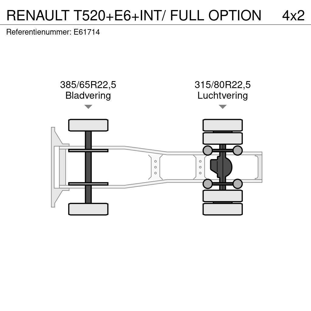 Renault T520+E6+INT/ FULL OPTION Ciągniki siodłowe