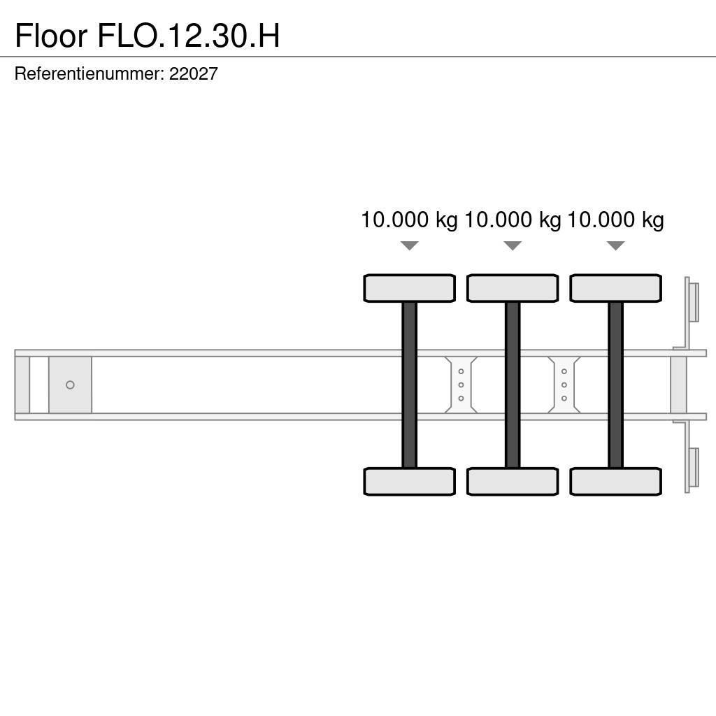 Floor FLO.12.30.H Platformy / Naczepy z otwieranymi burtami