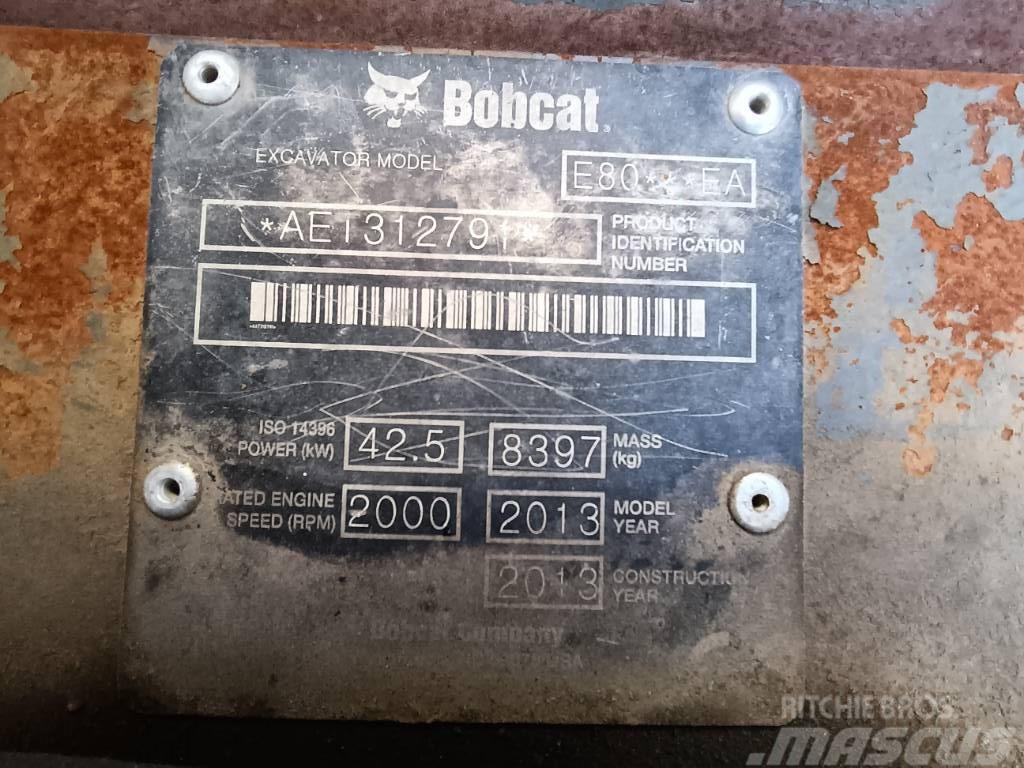 Bobcat E 80 EA Midikoparki  7t - 12t