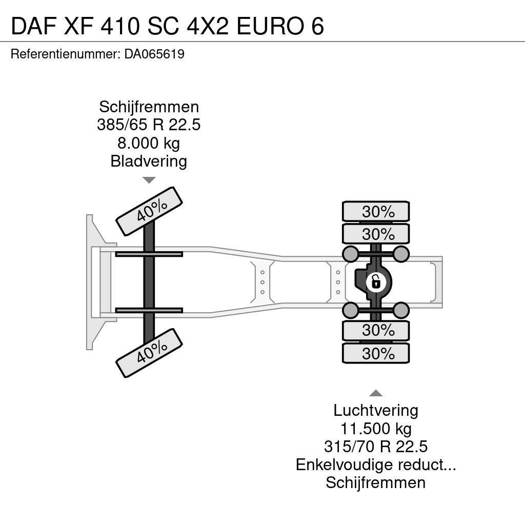 DAF XF 410 SC 4X2 EURO 6 Ciągniki siodłowe