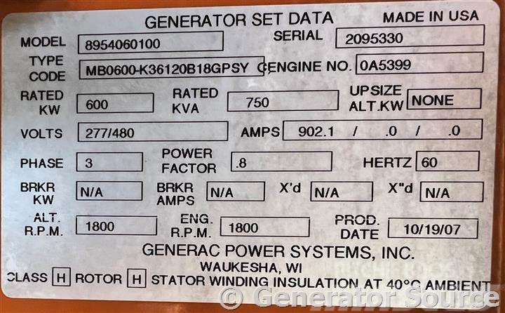 Generac 600 kW - JUST ARRIVED Agregaty prądotwórcze inne