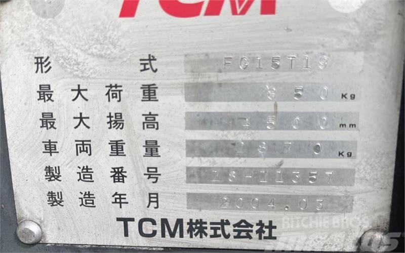 TCM FG15T19 Wózki widłowe inne