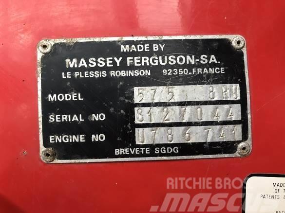  MASSEY FERGUSON-SA 575 FWD CW LOADER Pozostały sprzęt budowlany