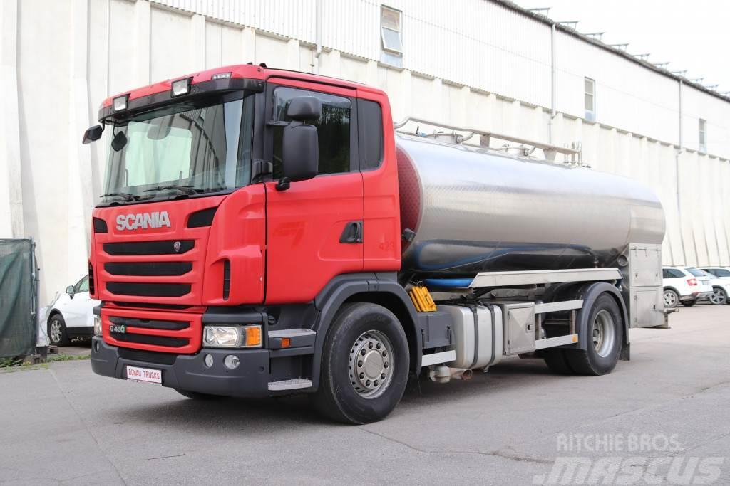 Scania G480 E6 Milch Isoliert 11.000L 3 Kammern Pumpe Cysterna