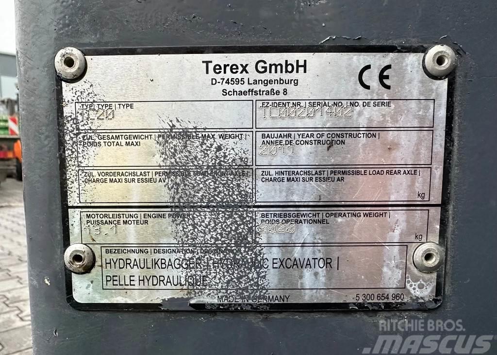 Terex TC20 Minikoparki