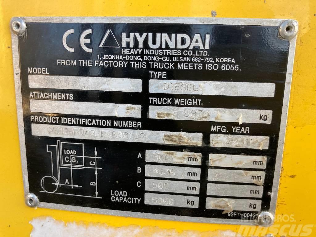 Hyundai 50 D-7 E Wózki Diesla