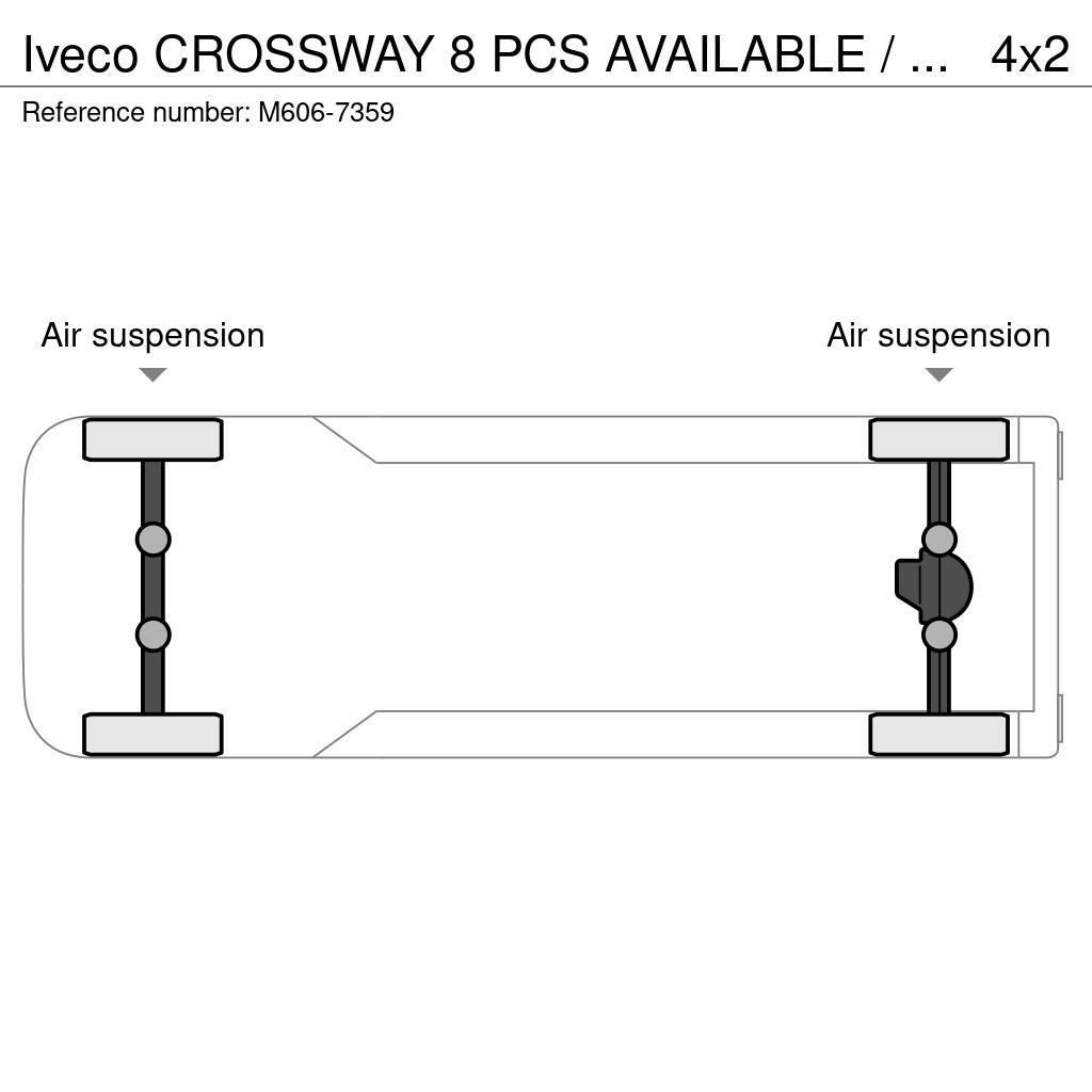 Iveco CROSSWAY 8 PCS AVAILABLE / EURO EEV / 44 SEATS + 3 Autobusy miejskie