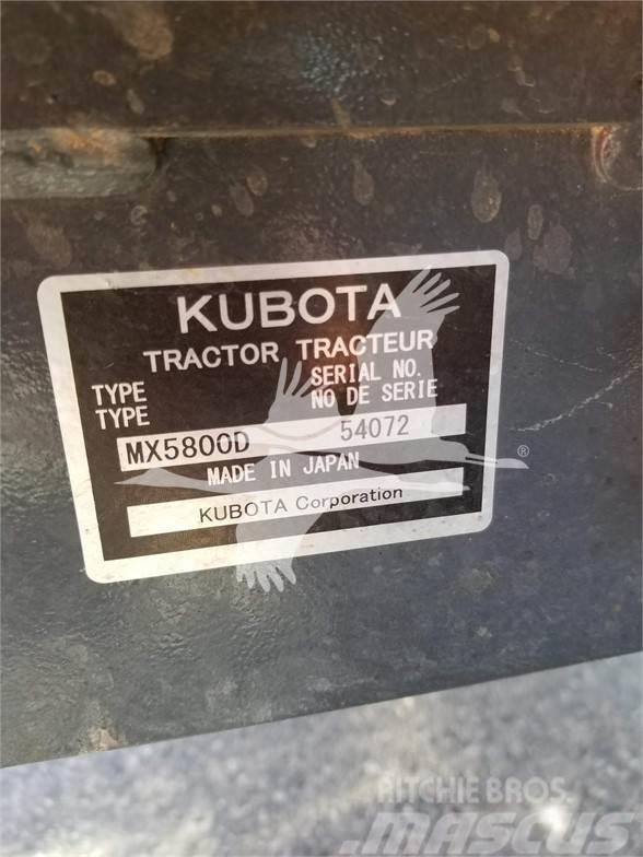 Kubota MX5800HST Ciągniki rolnicze