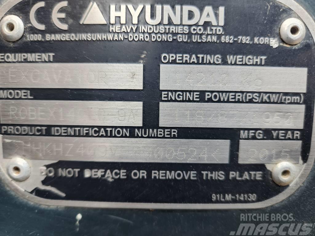Hyundai 140LC-9A Koparki gąsienicowe