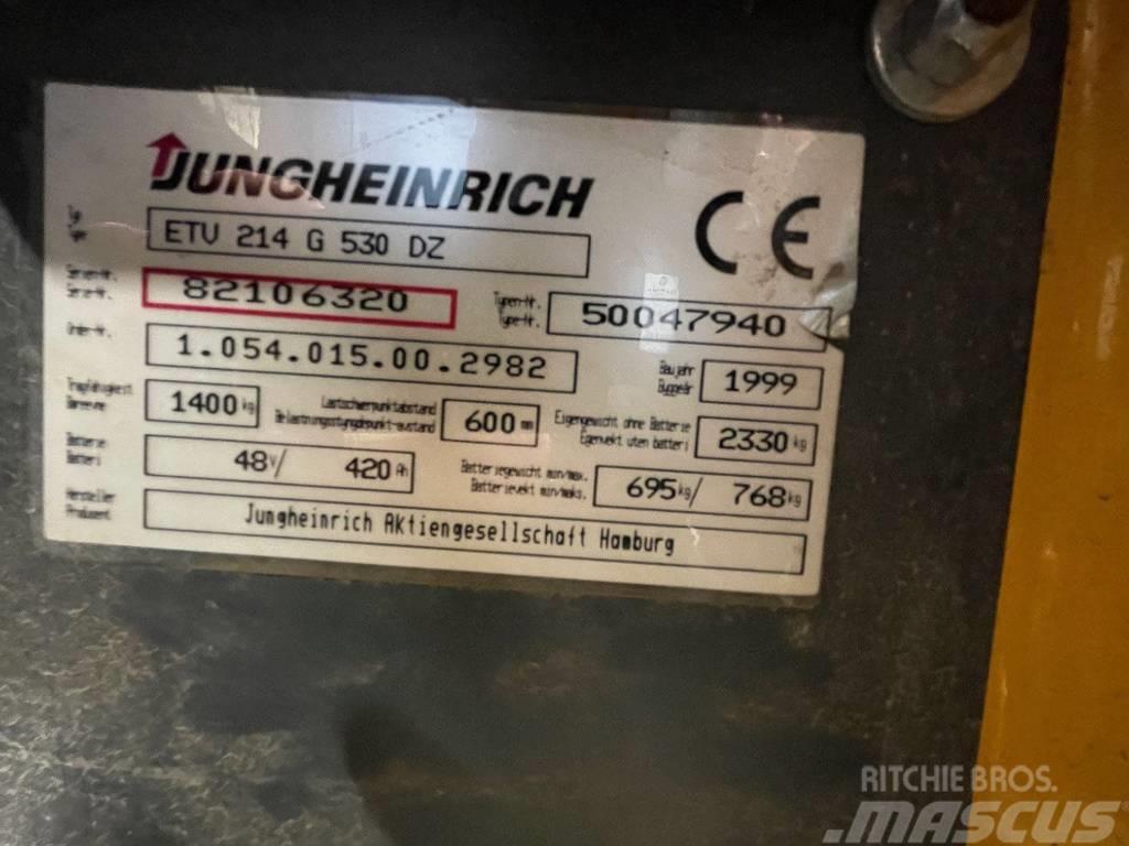 Jungheinrich ETV 214 G 530 DZ Wózki widłowe wysokiego składowania