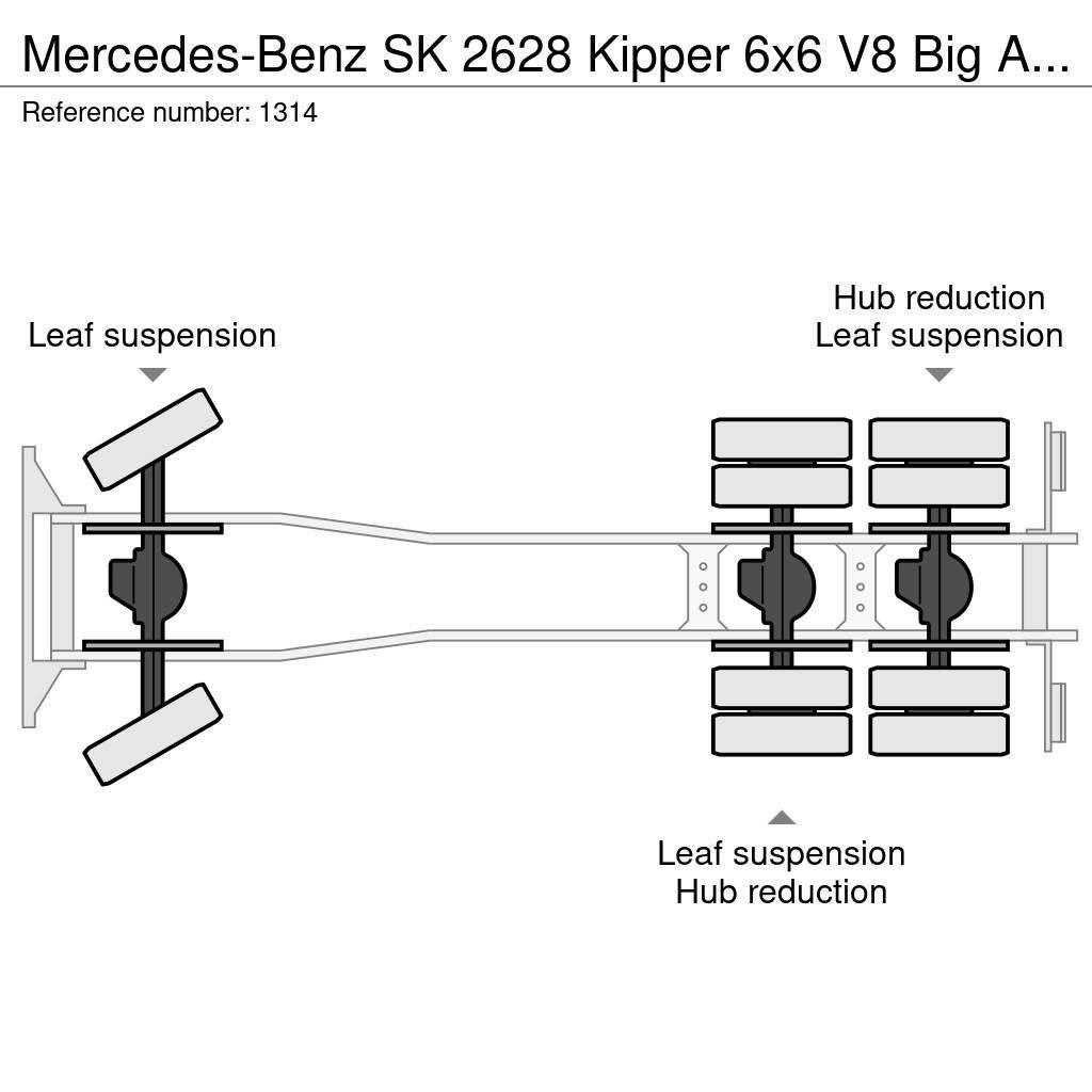 Mercedes-Benz SK 2628 Kipper 6x6 V8 Big Axle's Auxilery ZF Top C Wywrotki