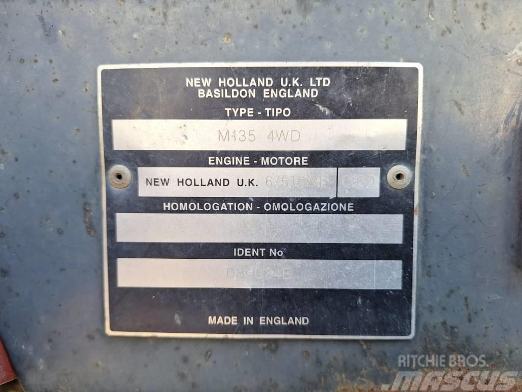 New Holland M135 RC ETUKUORMAAJALLA Ciągniki rolnicze