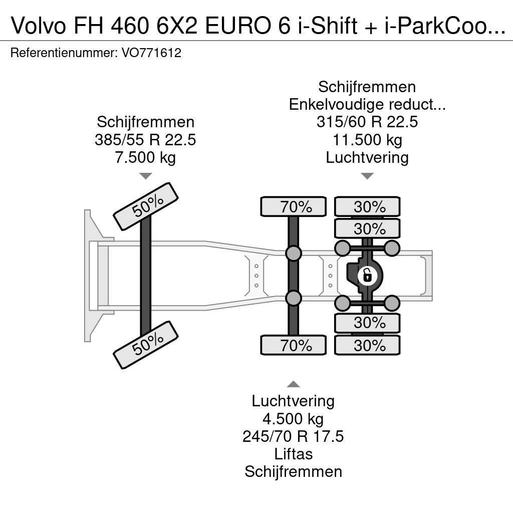 Volvo FH 460 6X2 EURO 6 i-Shift + i-ParkCool + TIPPER HY Ciągniki siodłowe