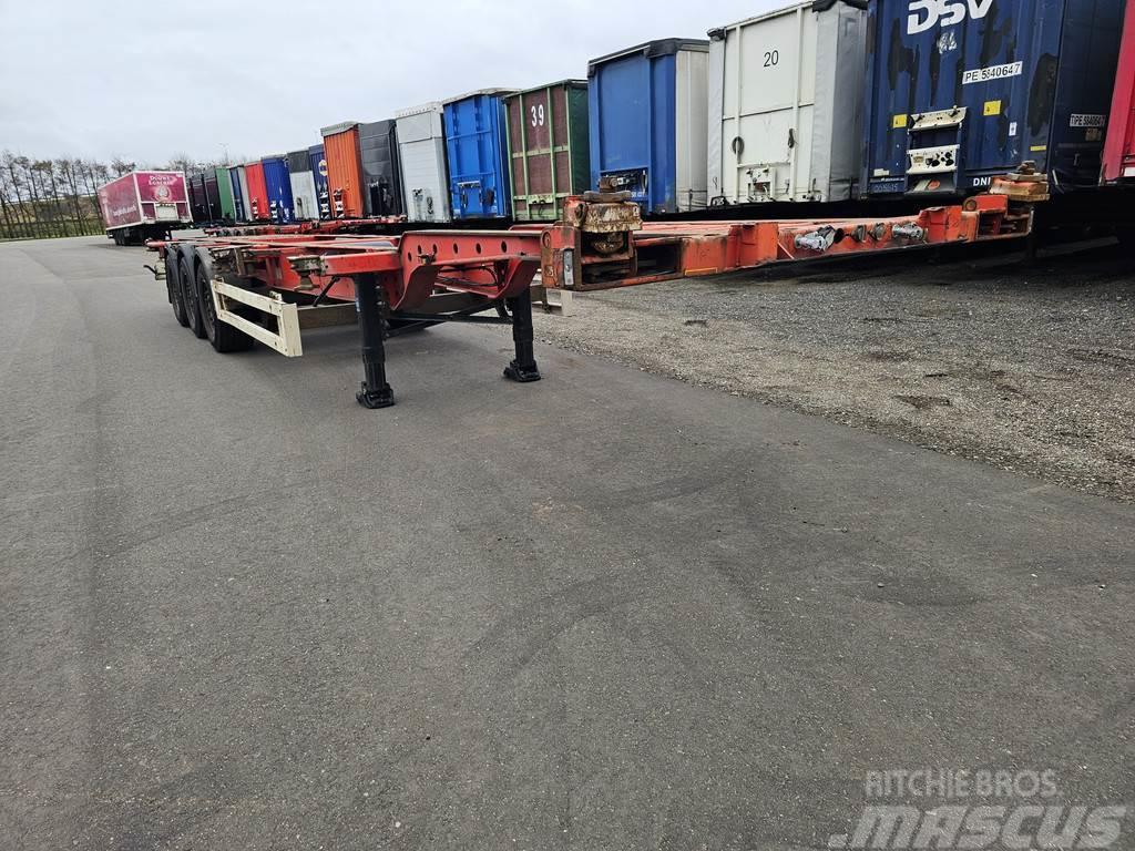 Krone SD 27 | 3 axle container chassis | 4740 kg | Saf D Naczepy do transportu kontenerów