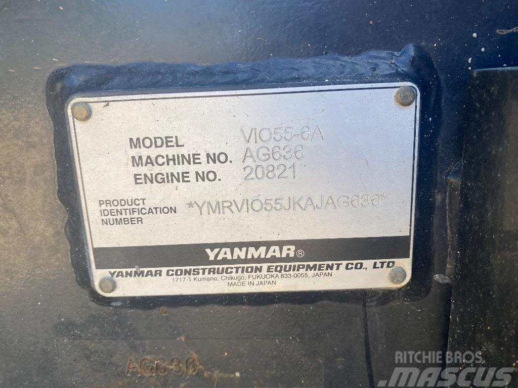 Yanmar Vio 55-6 A Minikoparki