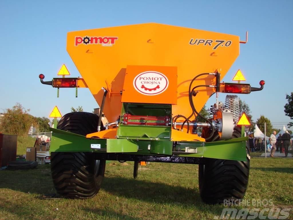 Pomot UPR 7 T fertilizer and lime spreader Rozrzutnik nawozów mineralnych
