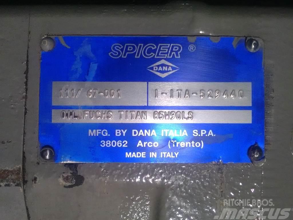 Spicer Dana 111/67-001 - Atlas 75 S - Axle Mosty, wały i osie