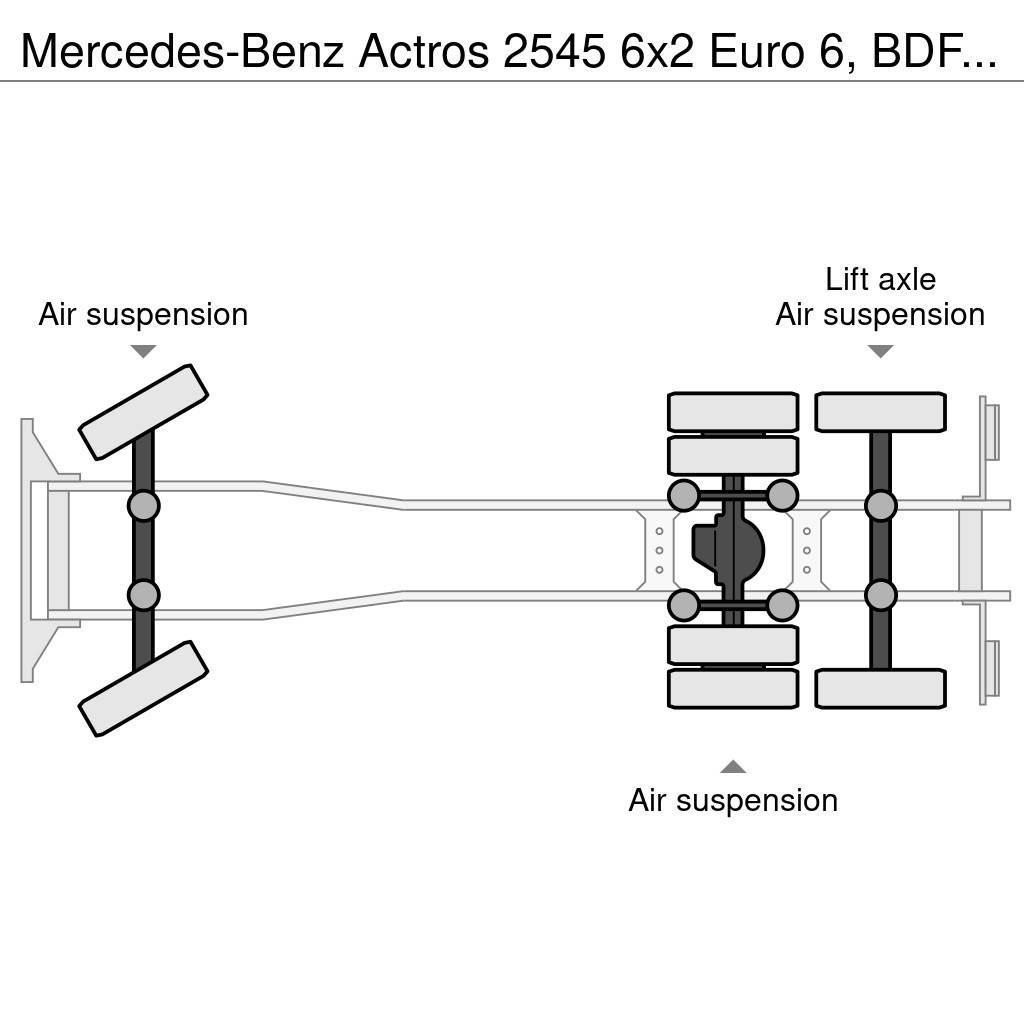 Mercedes-Benz Actros 2545 6x2 Euro 6, BDF system, ACC, Retarder Ciężarówki z wymienną zabudową