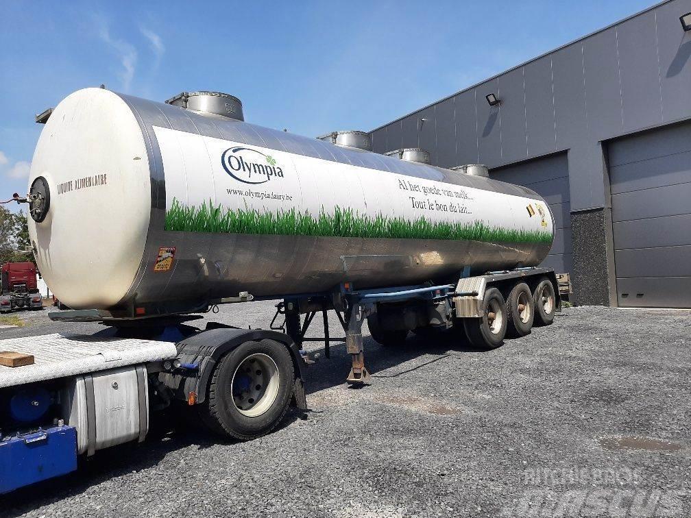 Magyar 3 AXLES TANK IN STAINLESS STEEL INSULATED 30000 L- Naczepy cysterna