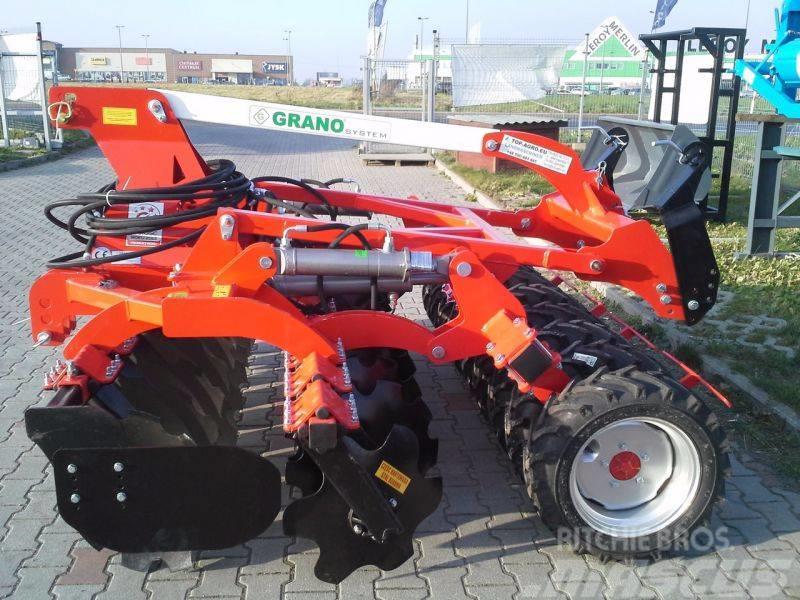 Top-Agro GRANO Disc harrow + lift + tires roller 2,5m Brony talerzowe