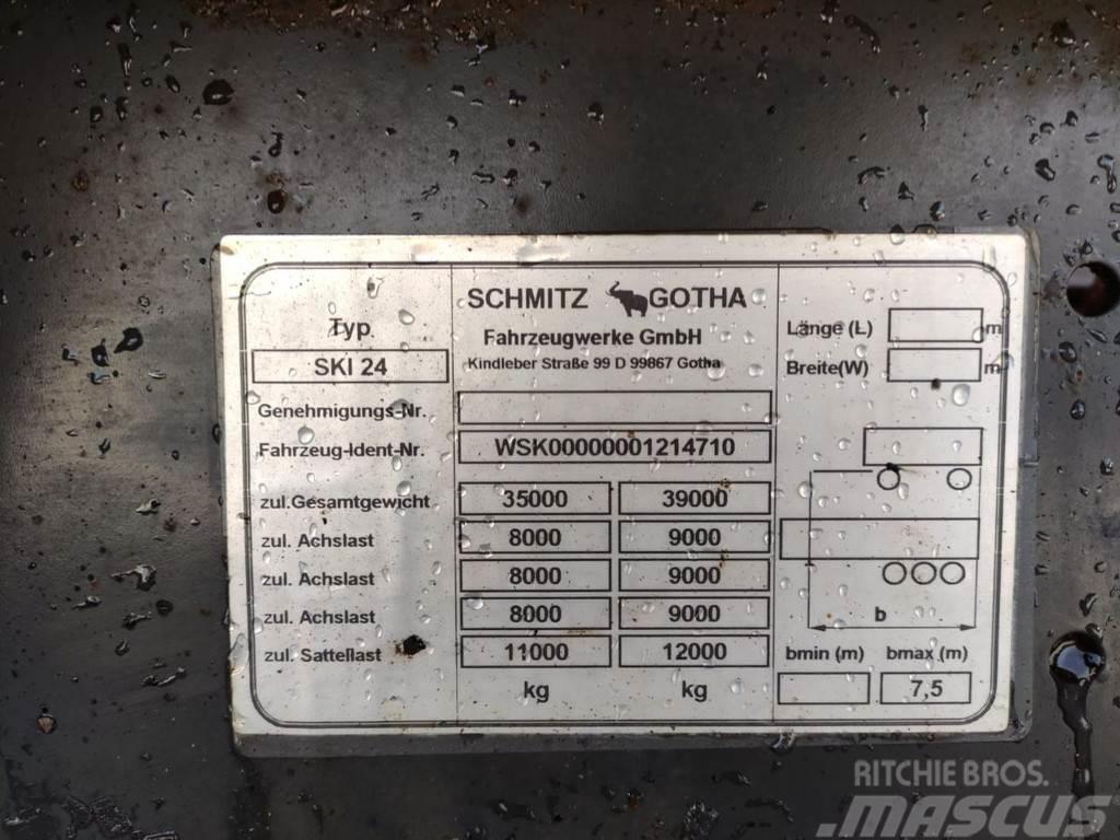 Schmitz Cargobull SKI 24 Naczepy wywrotki / wanny