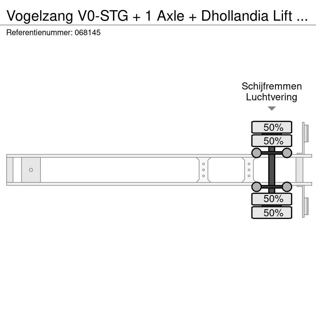 Vogelzang V0-STG + 1 Axle + Dhollandia Lift + Carrier Vector Naczepy chłodnie
