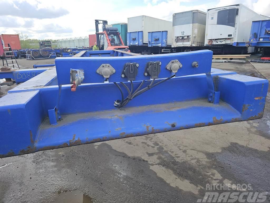  MKF Metallbau 20 FT Container chassis | steel susp Naczepy do transportu kontenerów