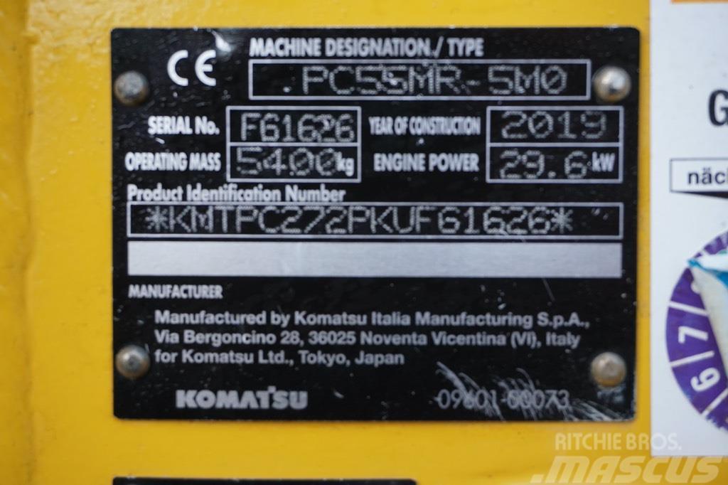 Komatsu PC55 MR-5M0 Minikoparki