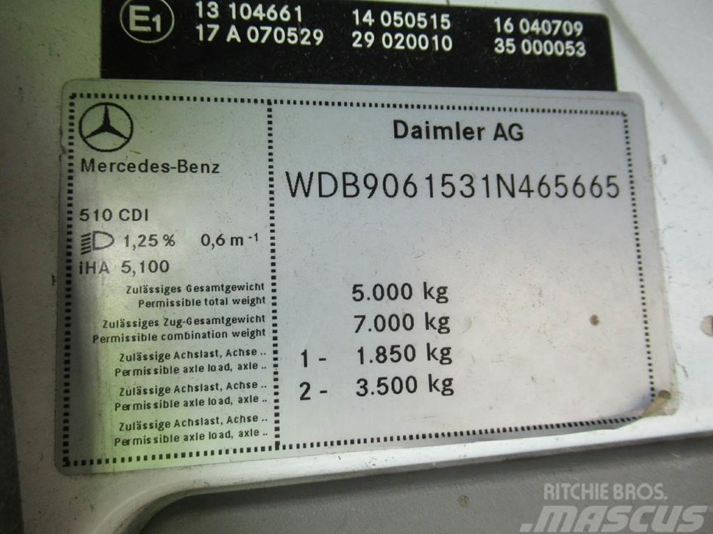 Mercedes-Benz Sprinter 510CDI Kipper + Zij-belading Side-loader Śmieciarki