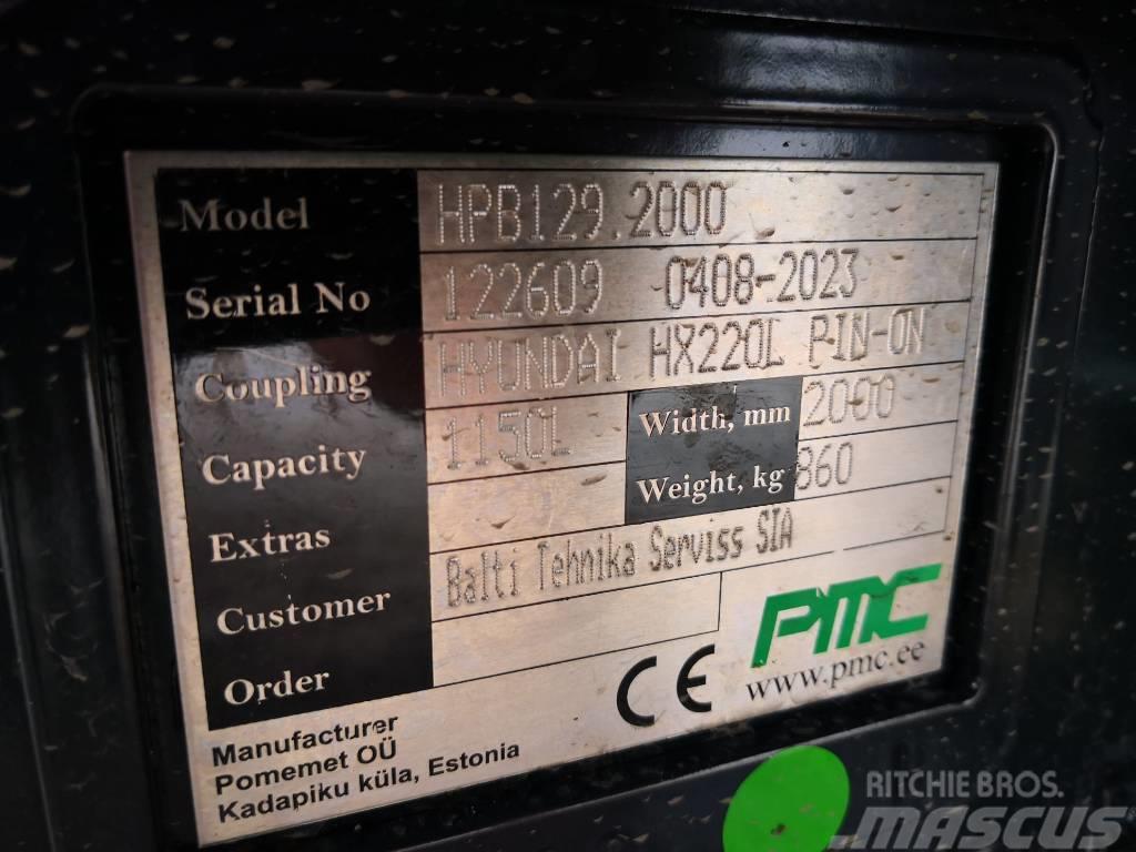 PMC HPB129.2000_HX220L Łyżki do ładowarek