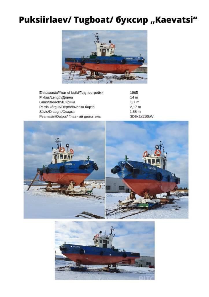  Tugboat Kaevatsi Łodzie, pontony i barki budowlane