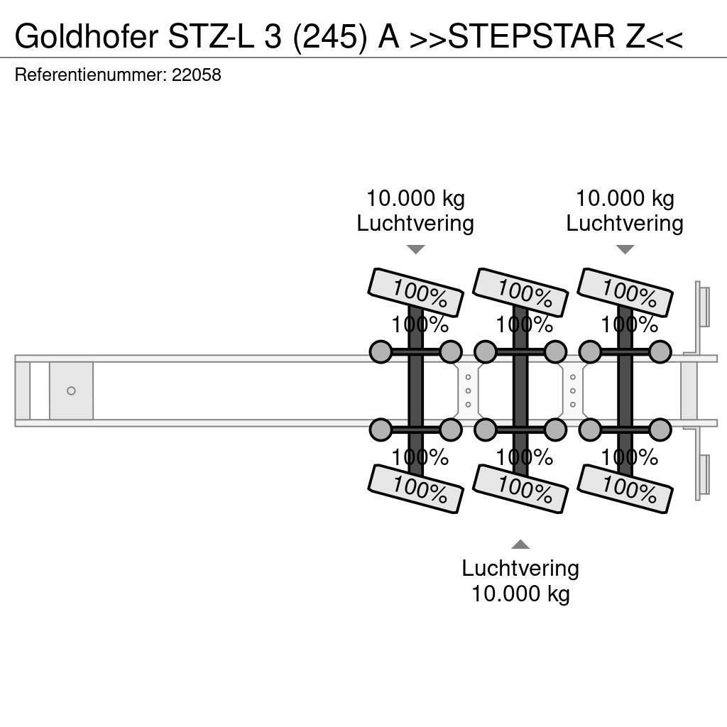 Goldhofer STZ-L 3 (245) A >>STEPSTAR Z<< Naczepy niskopodłogowe