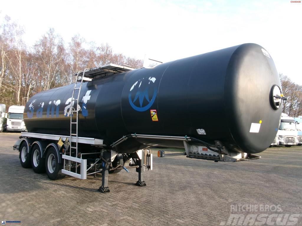 Magyar Bitumen tank inox 29.5 m3 / 1 comp + pump / ADR 13 Naczepy cysterna