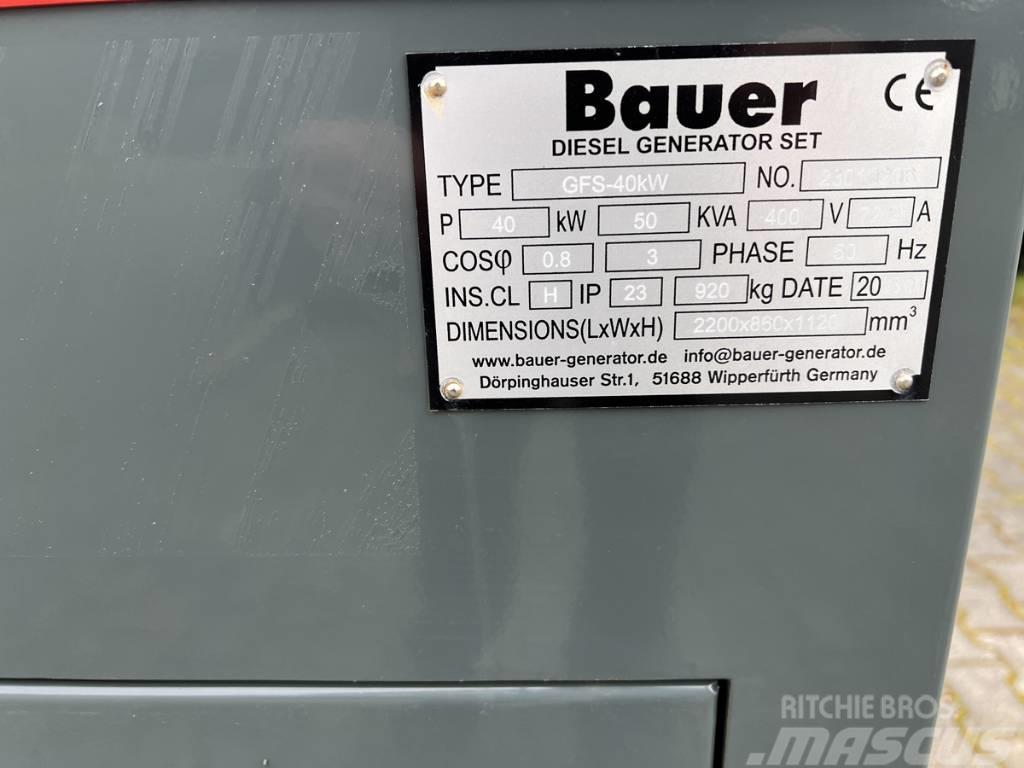 Bauer Aggregaat 50 KVA Agregaty prądotwórcze Diesla